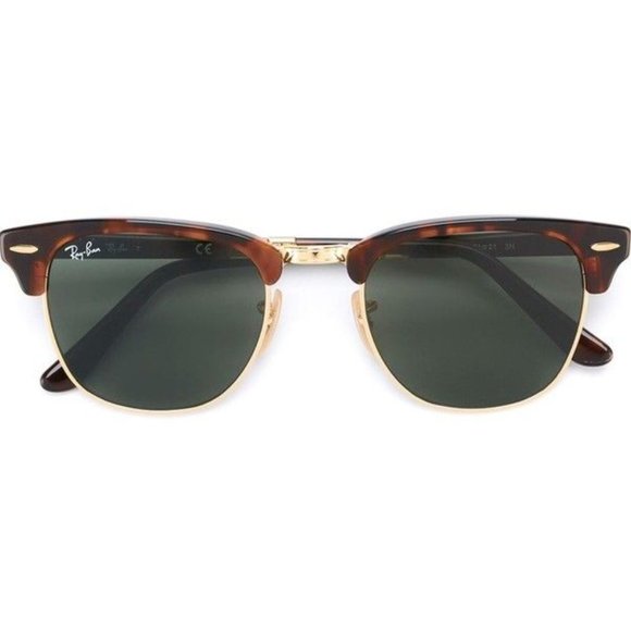 Ray-Ban Clubmaster Classic Tortoise Sunglasses - Picture 5 of 12